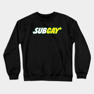 SubGay but a bit retro Crewneck Sweatshirt